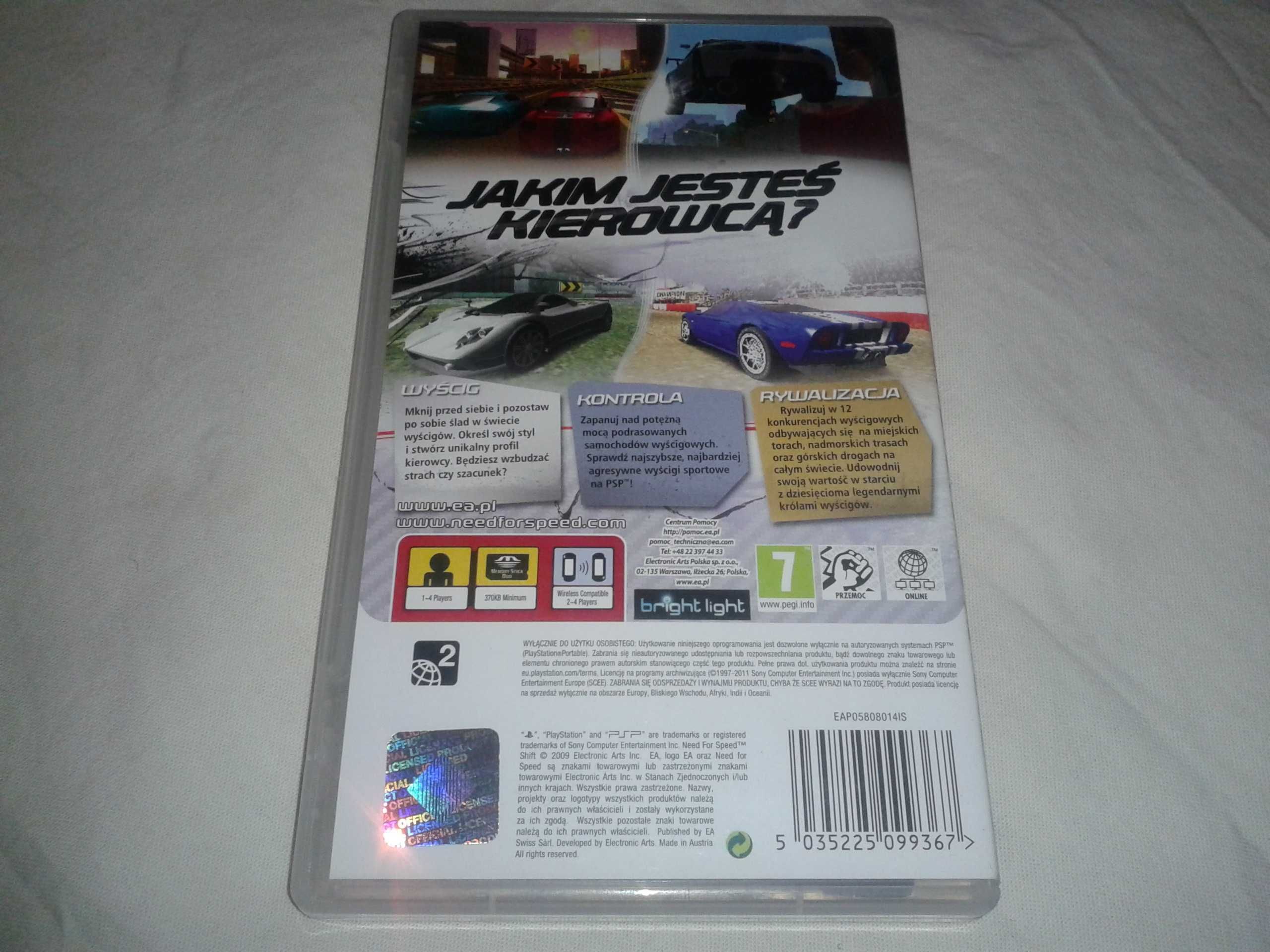 [PSP] Need For Speed - Shift (PL)