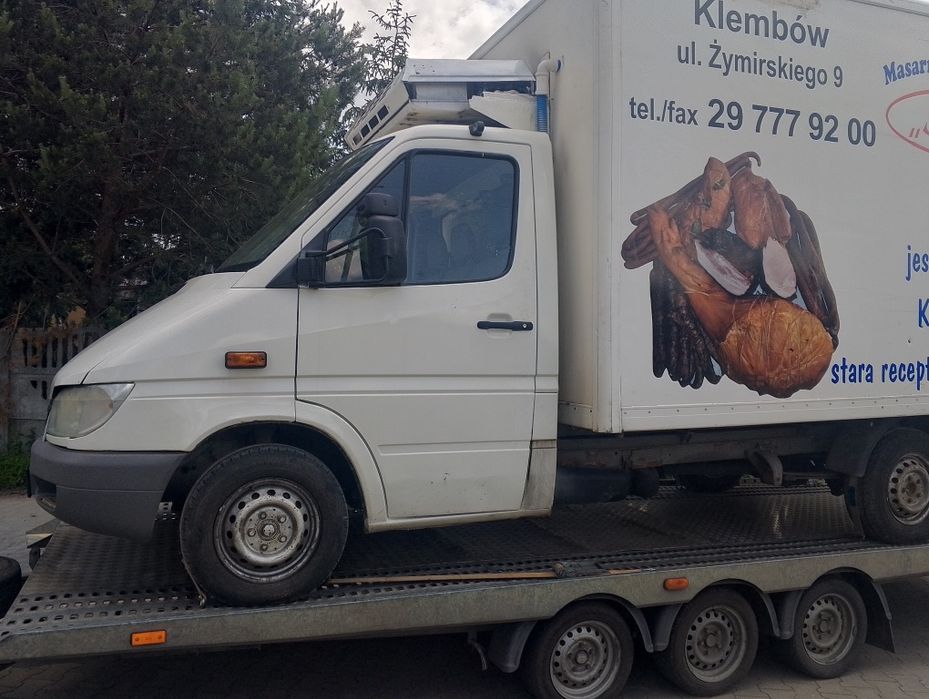 Mercedes Sprinter 313 Cały na części silnik wnętrze