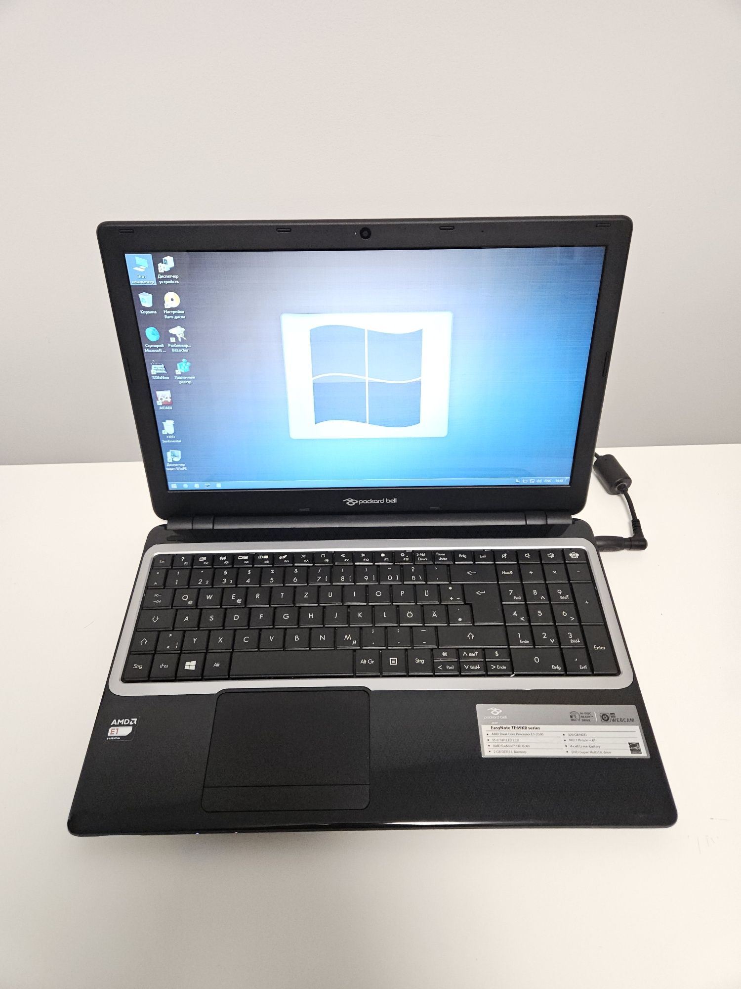 Ноутбук 15.6" Packard Bell MS2384 AMD E1-2500/2gb/320gb