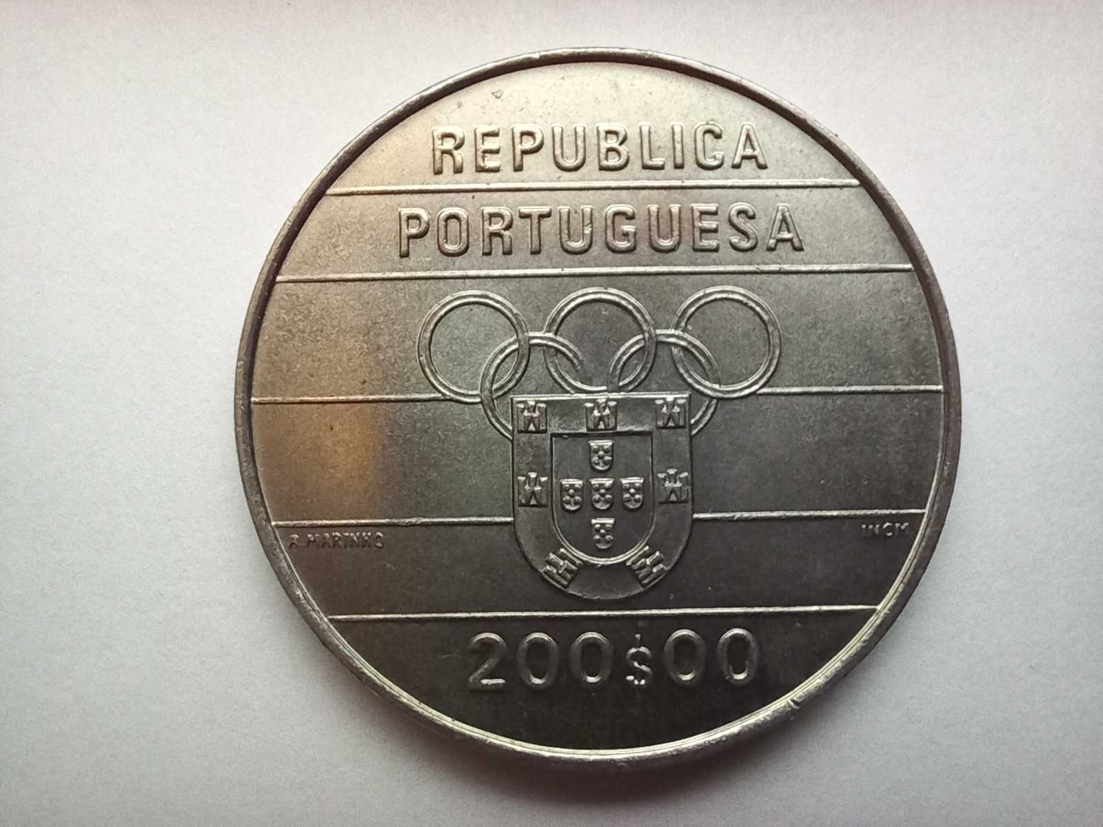 Portugal 200 escudos, 1992 - Jogos Olímpicos de Barcelona
