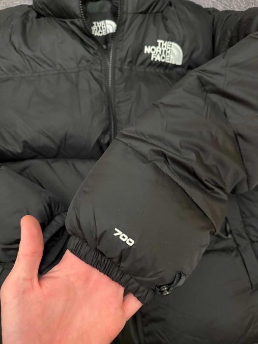 The North Face Puffer Jacket чорна куртка пуховик норт фейс
