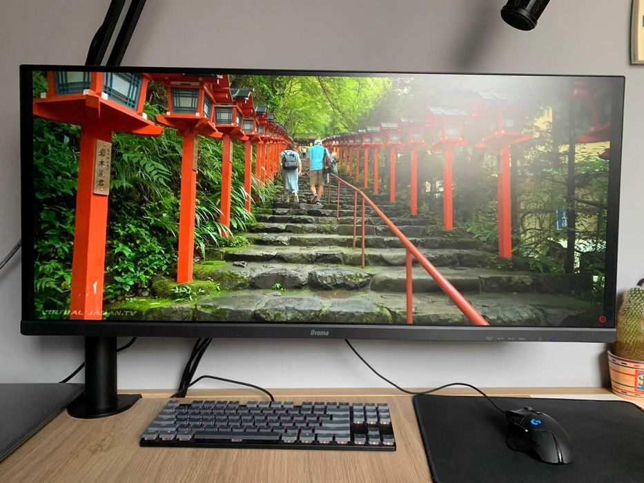 Monitor 21:9 UWQHD 144Hz iiyama G-Master GB3461WQSU Red Eagle