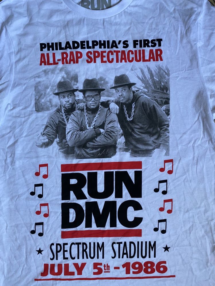 Run-D.M.C. RAP американская рэп-группа Мужская новая футболка