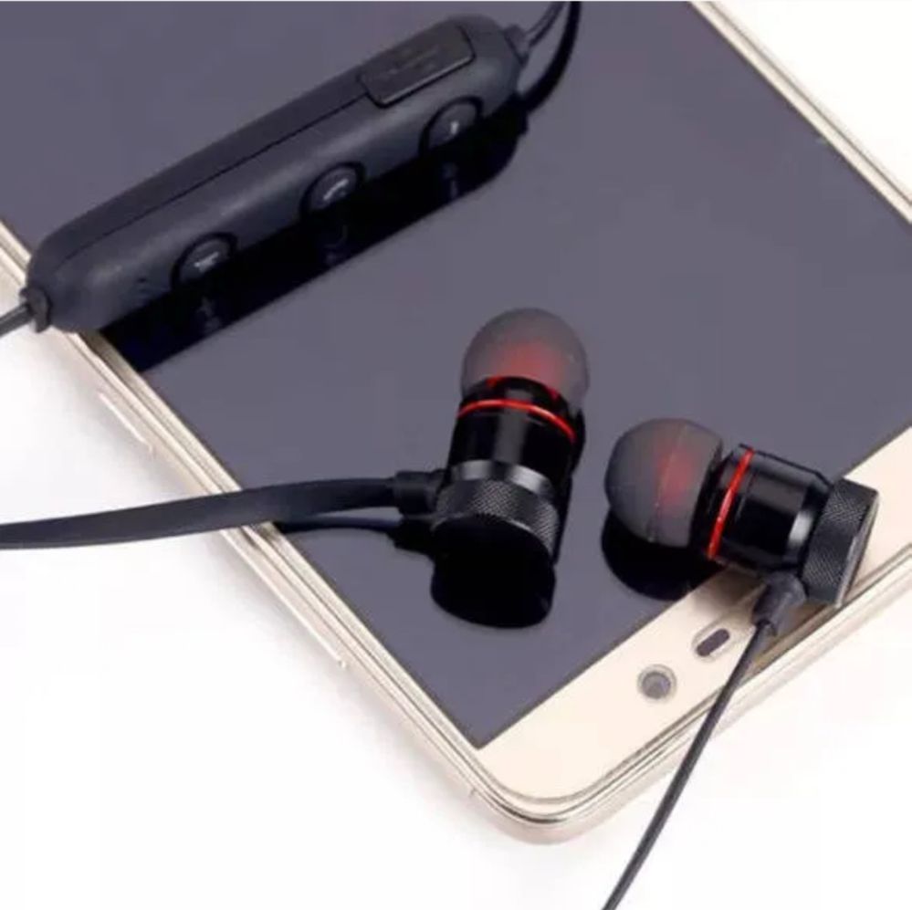 Bezprzewodowe słuchawki sportowe Bluetooth  Douszne na kablu