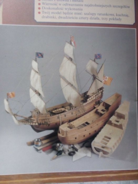 Żaglowiec  SAN JUAN BAUTISTA ( GALEON)  drewniany w skali  1:43