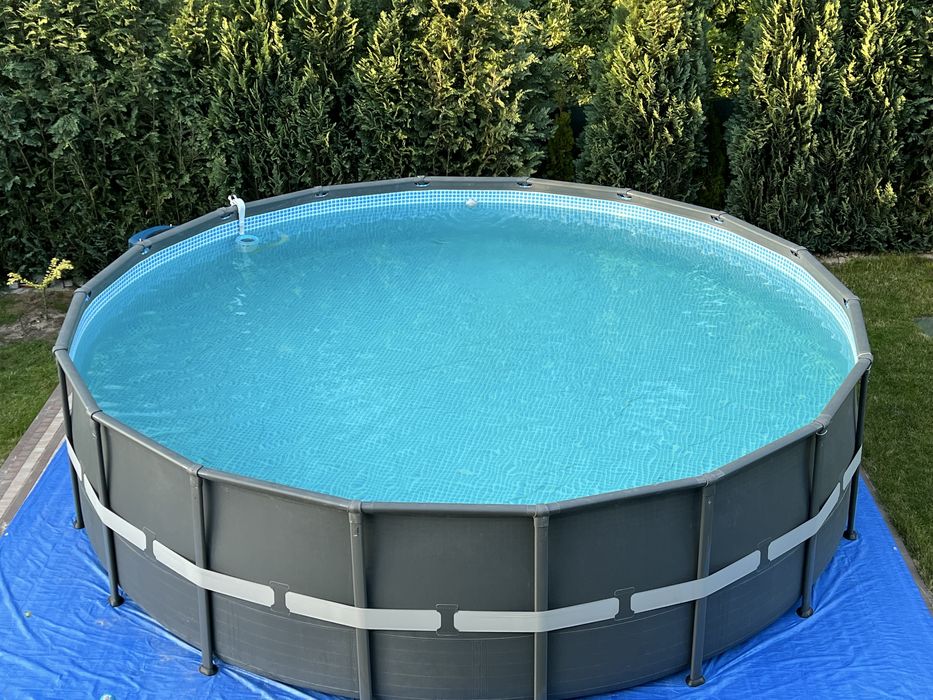 Basen stelażowy ogrodowy INTEX 549x132