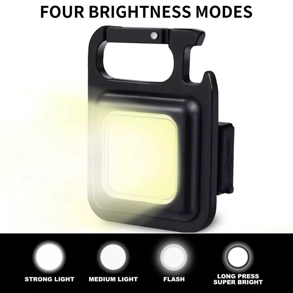 Latarka mini COB LED AKU