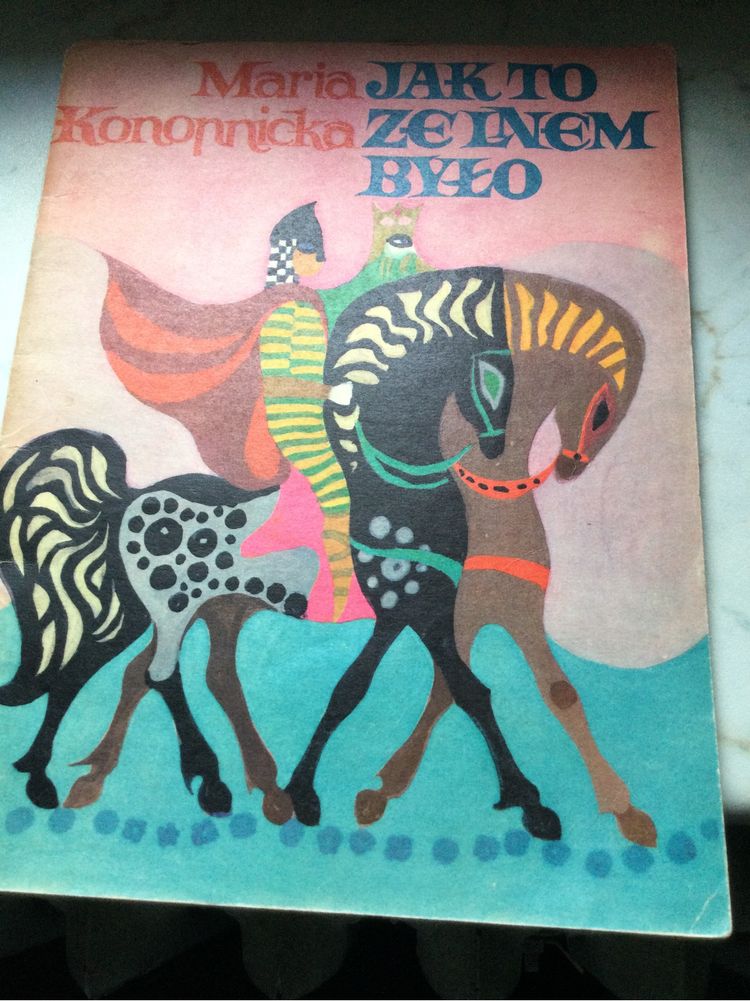 PRL, M. Konopnicka Jak to ze lnem bylo, 1974, NK, Zieleniec