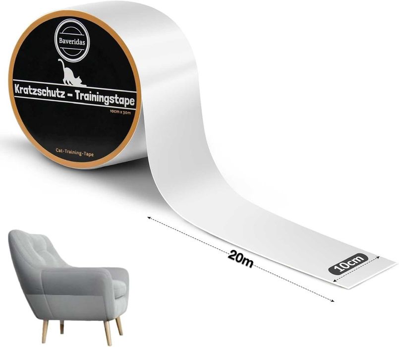 Baveridas taśma ochronna dla kota 10 cm x 20 m, przeciw drapaniu