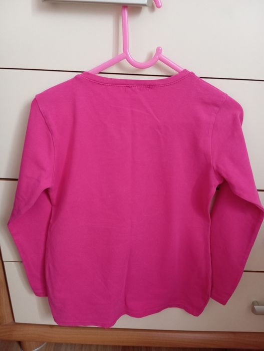 Bluzka dla dziewczynki rozmiar 128 z Jednorożcem