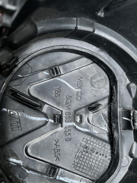 Golf 7 решетка 5gm853653a 5gm853655b