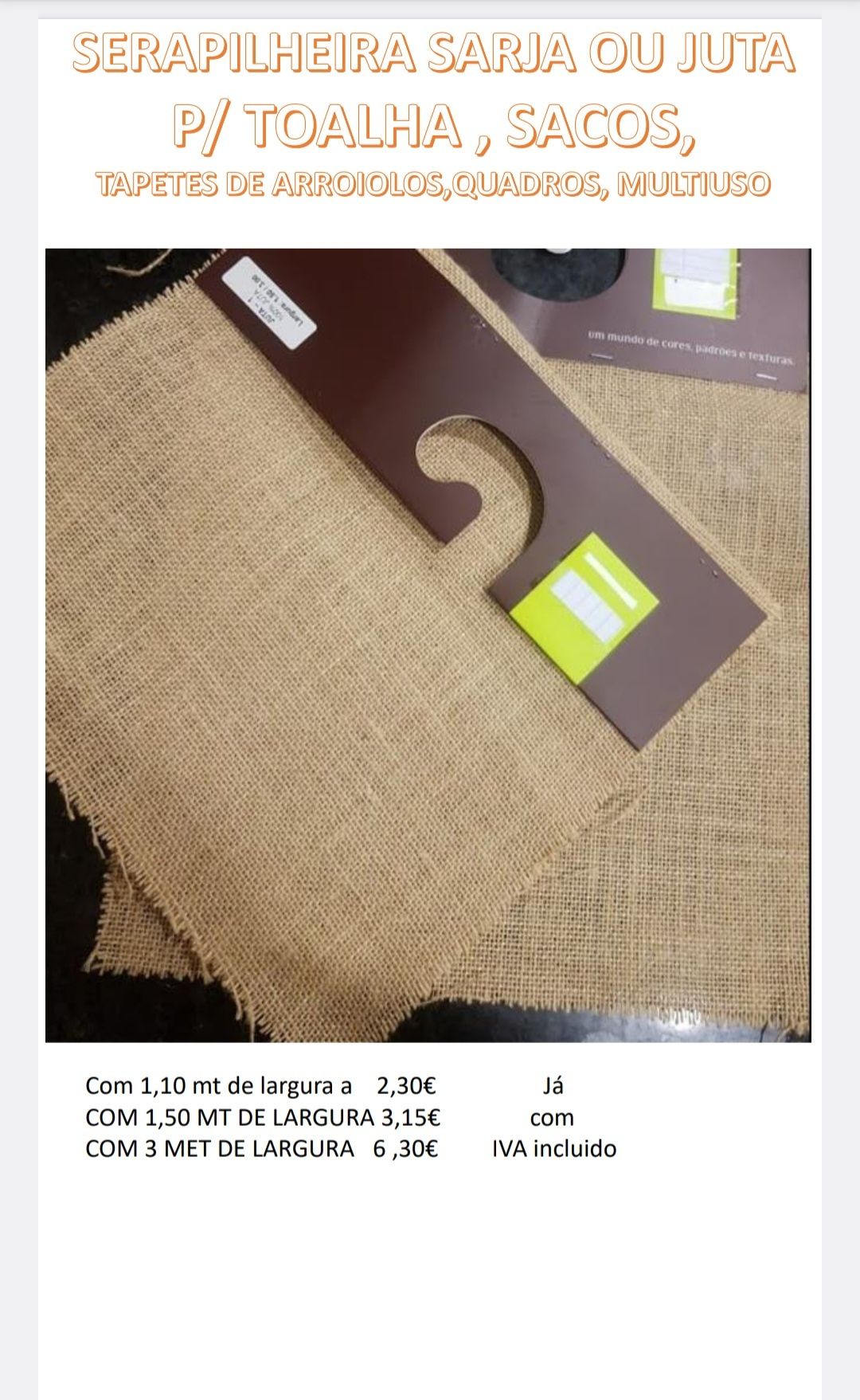 Juta ou Serapilheira e Ráfia para artesanato