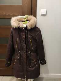 Kurtka Top secret r. 36 Parka bordowa