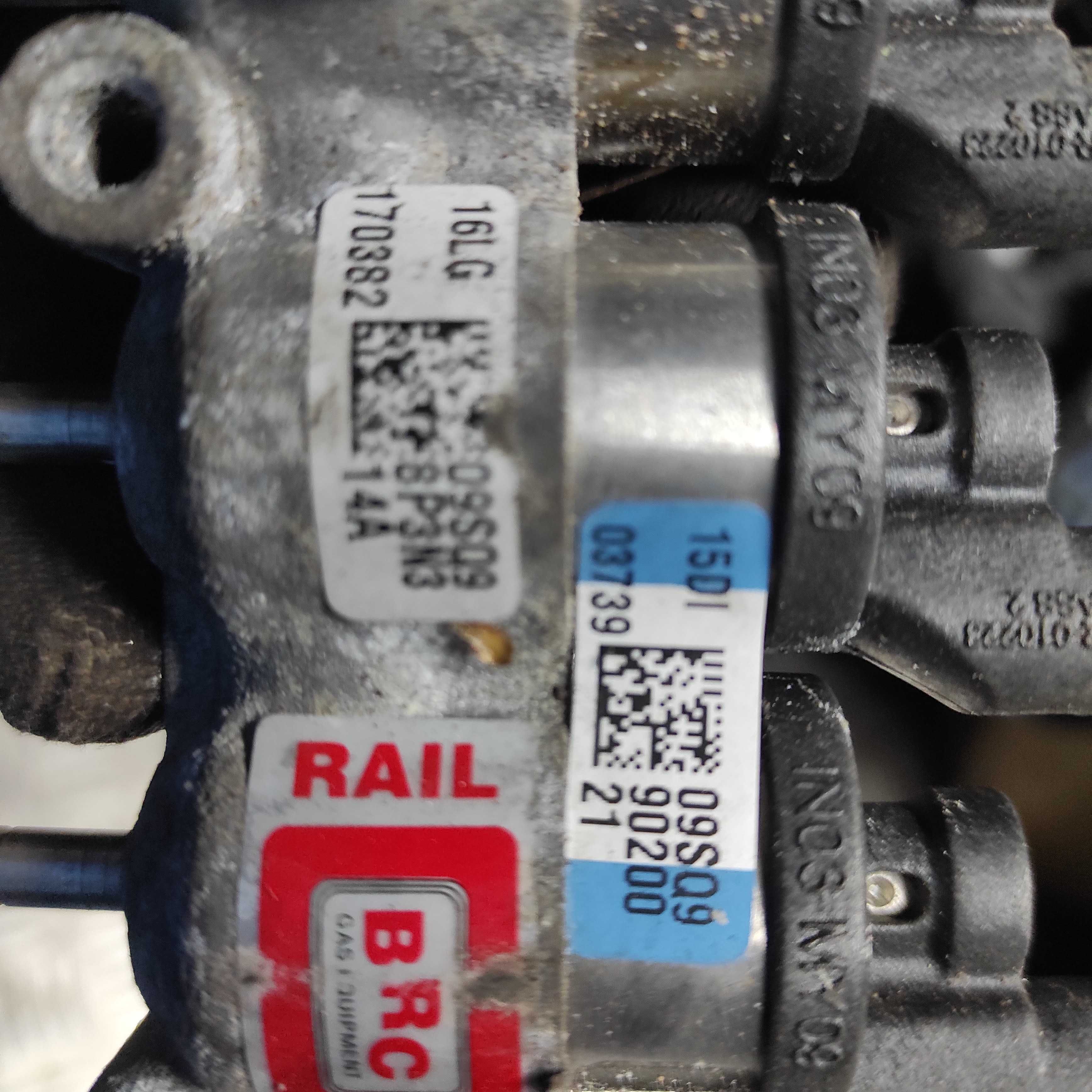 Wtryskiwacz LPG Listwa Wtryskowa BRC 09SQ9 Komplet
