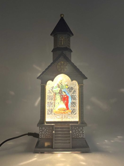 Podświetlana szopka w kapliczce, gra kolędę, pomysł na prezent