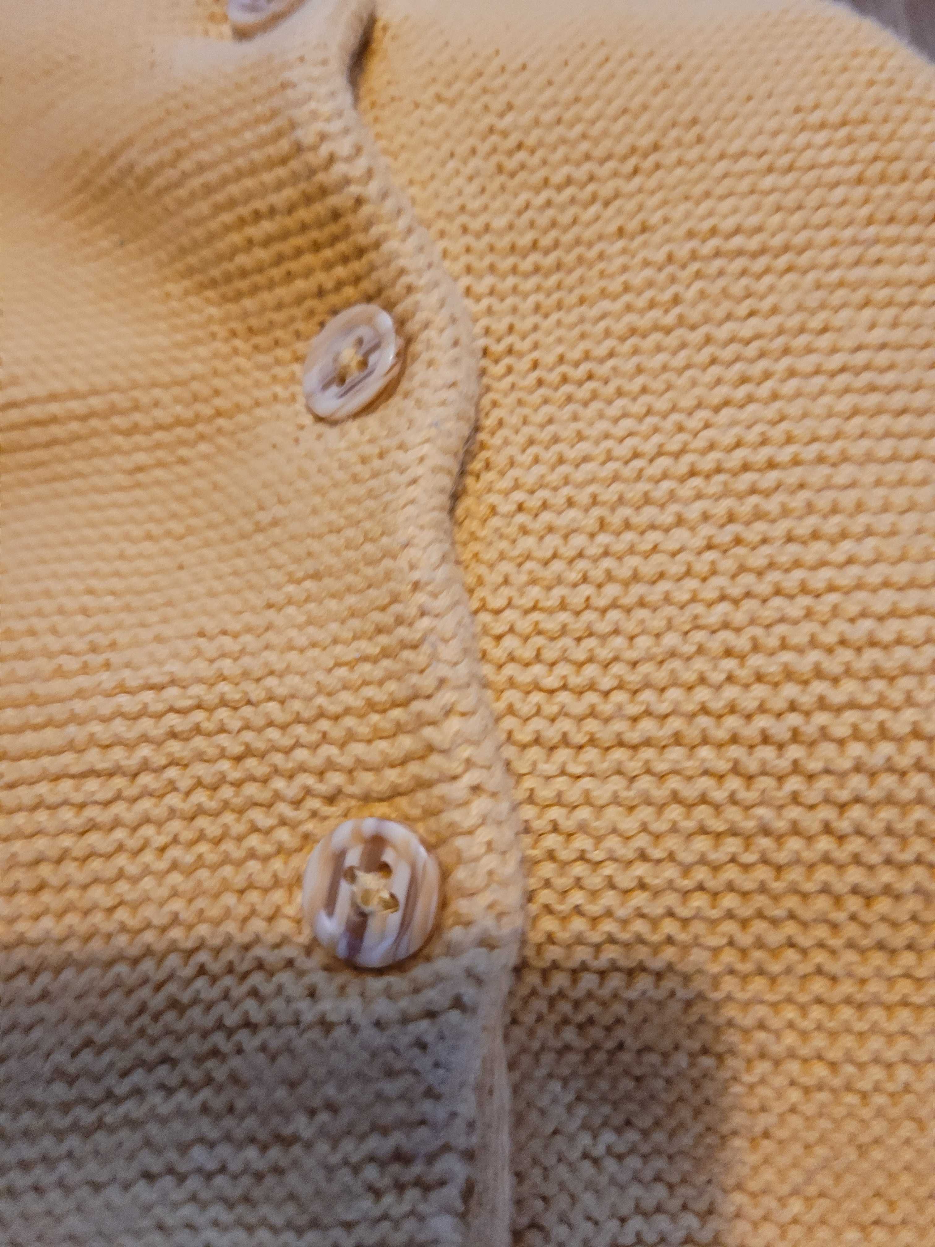 Sweter miodowy r 86 kardigan