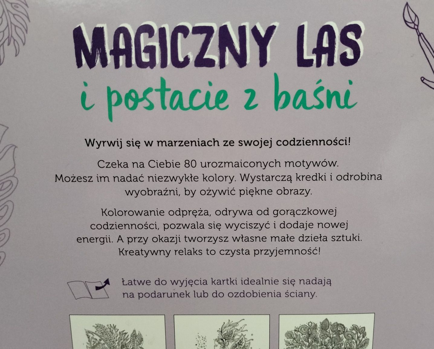 Kreatywna kolorowanka antystresowa Magiczny Las Crelando