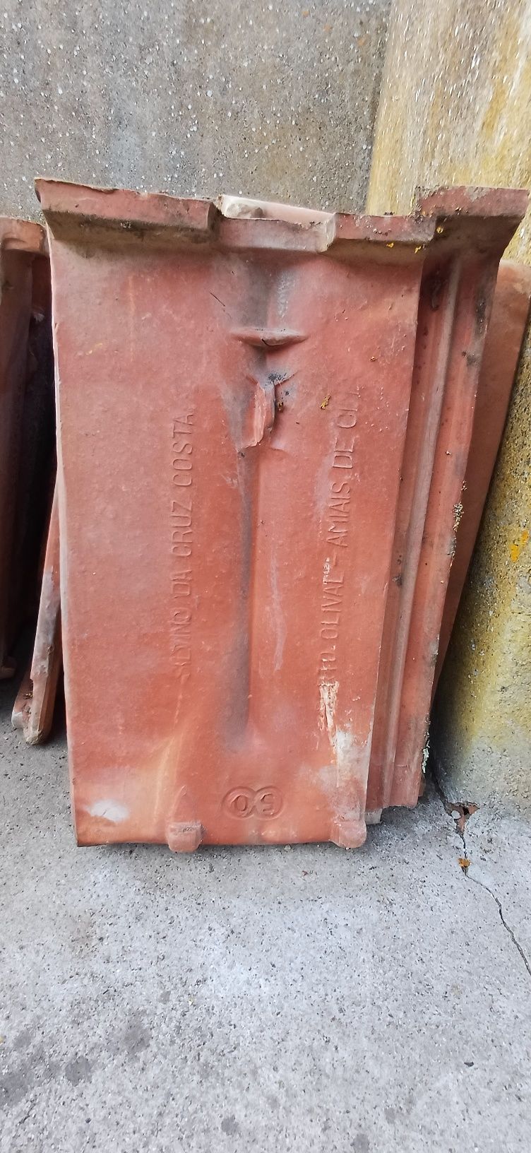 Telhas usadas a granel