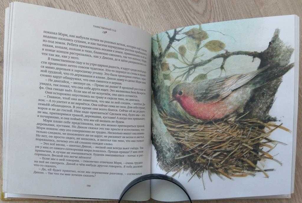 Детская книга Бернетт Таинственный сад Ингпен