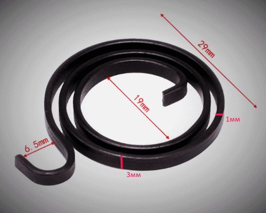 Пружина для дверной ручки. Возвратная пружина. Цена за пару (2шт)