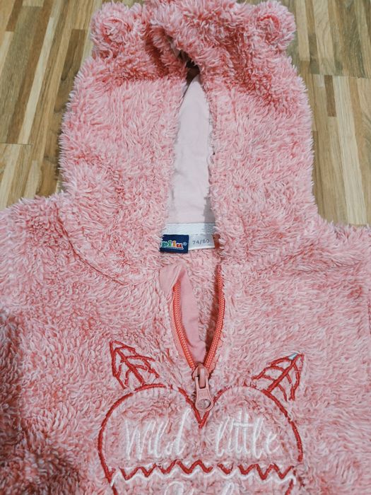 Śliczna bluza miś/pilarek r 74/80