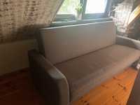 Sofa rozkladana brazowa