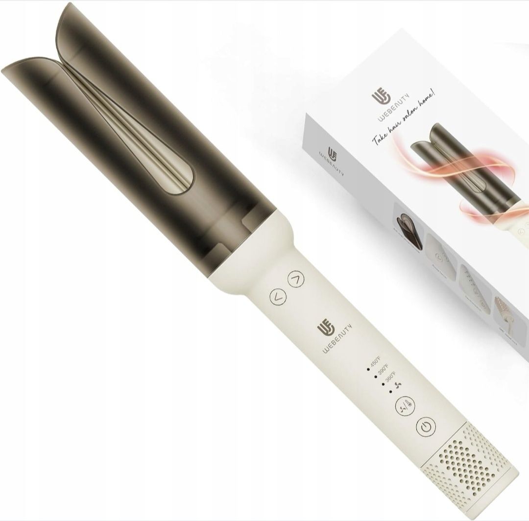 Obrotowa turbo lokówka do włosów z innowacyjnym systemem Air, Webeauty