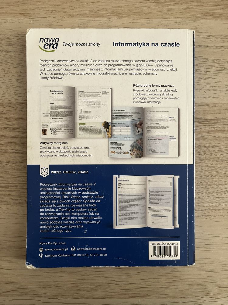 Informatyka na czasie 2, podręcznik do informatyki, zakres rozszerzony