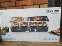 Grill elektryczny Raclette Severin z kamieniem grillowym i płytą RG237