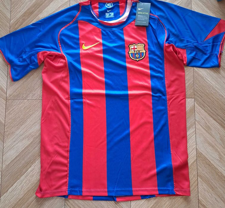 Nowa koszulka FC Barcelona, model retro, 2004/05, XL