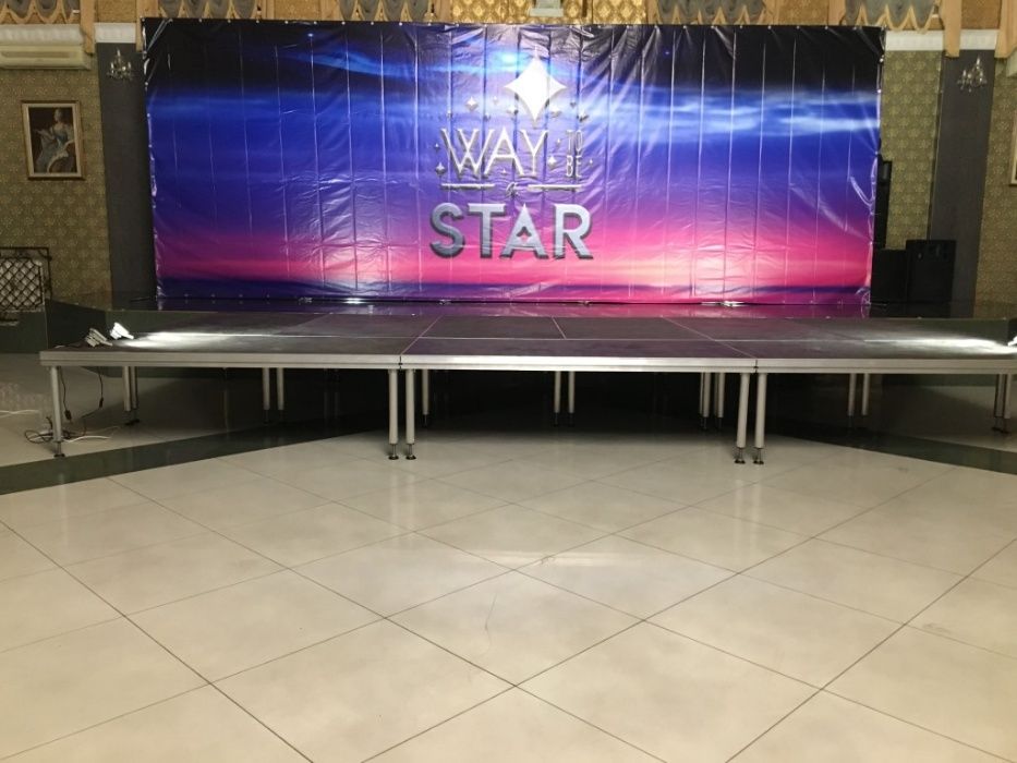 Аренда сцены. Аренда подиума. Сцена для концертов. Прокат сцены.