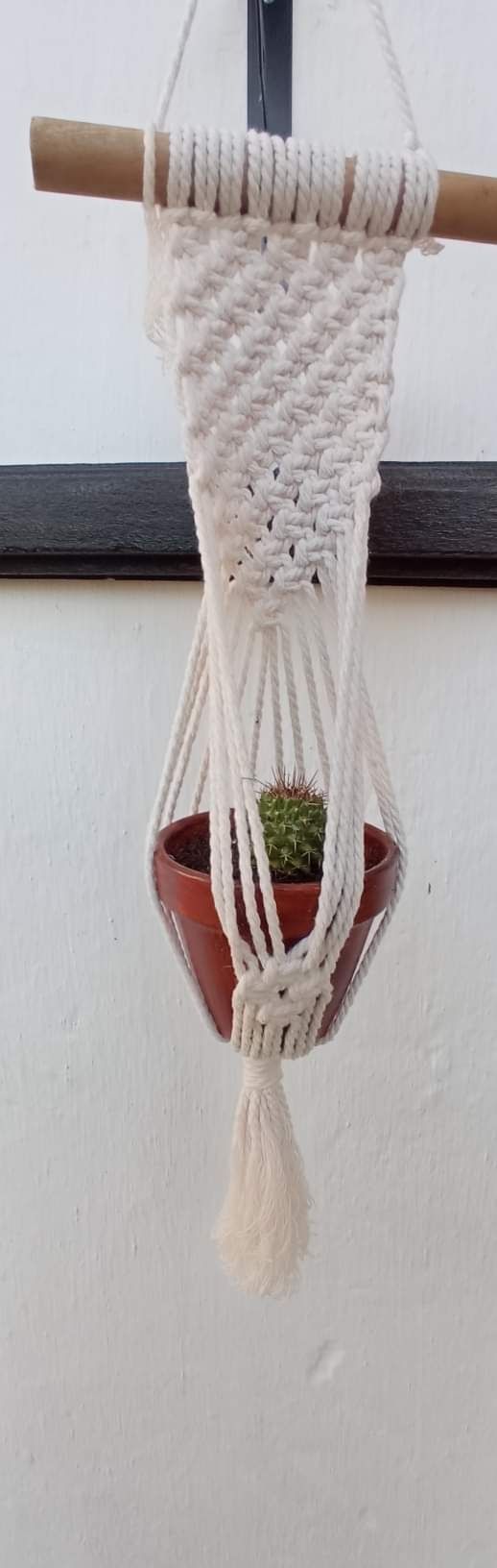 Suporte vasos macrame