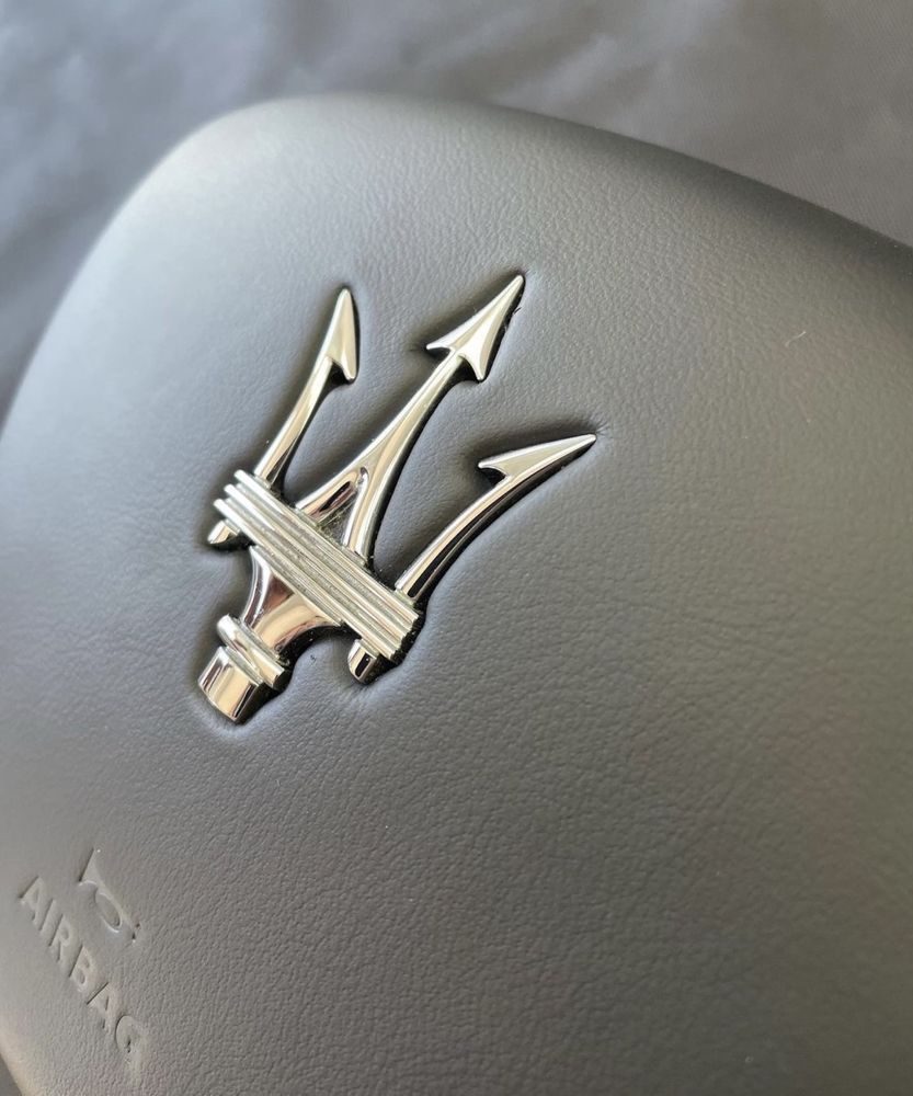 Maserati Ghibli, Levante, Quatroporte, airbag, Подушка руля кожа