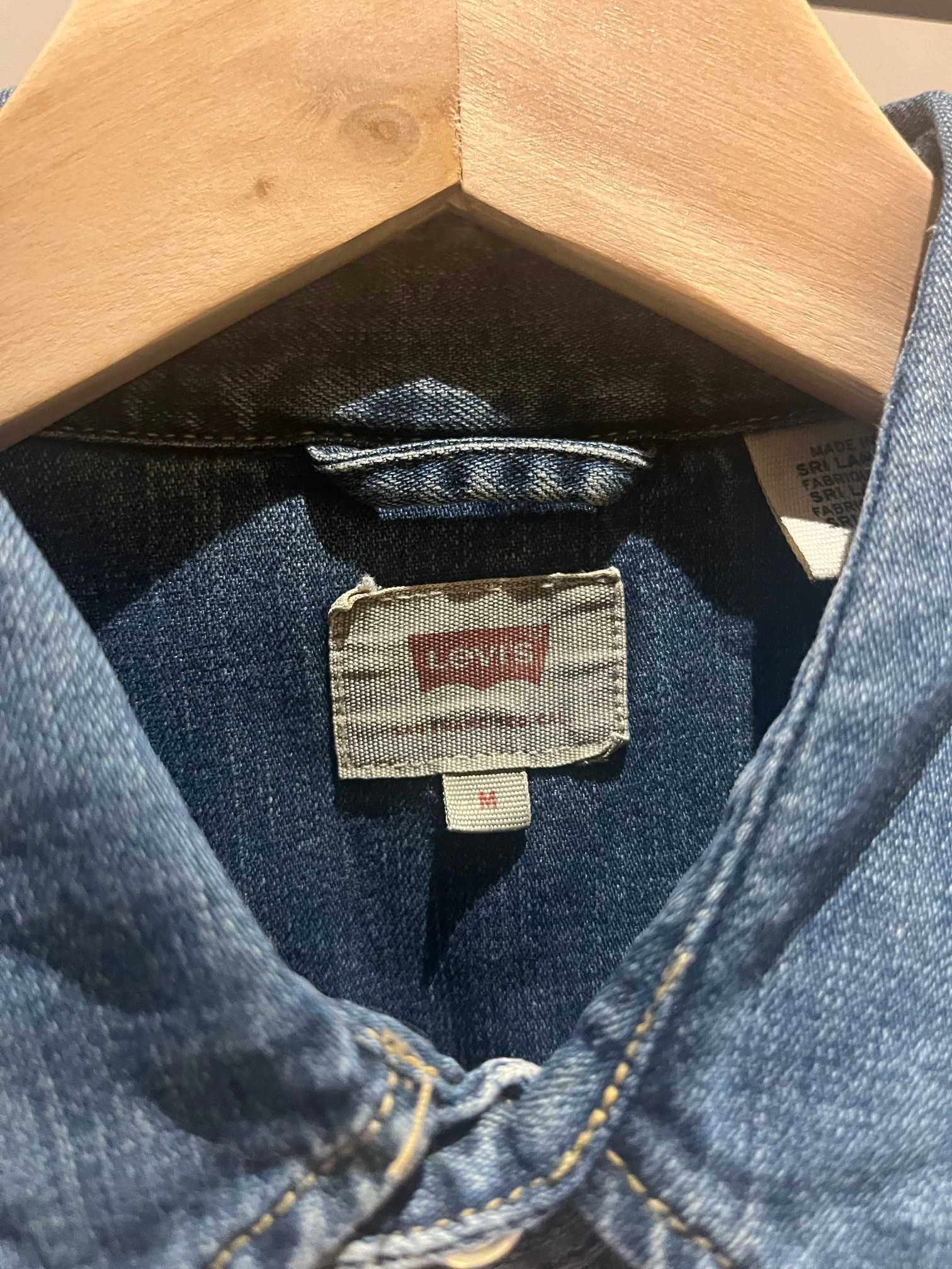 Oryginalna jeansowa koszula Levis, męska, rozmiar M
