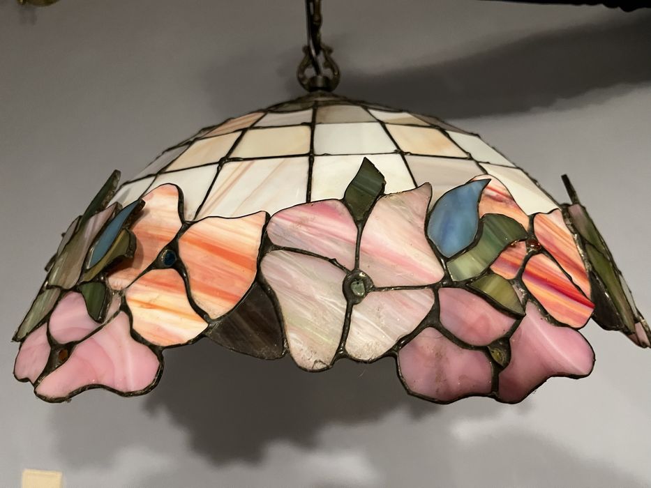 Lampa witrażowa wisząca Tiffany średnica