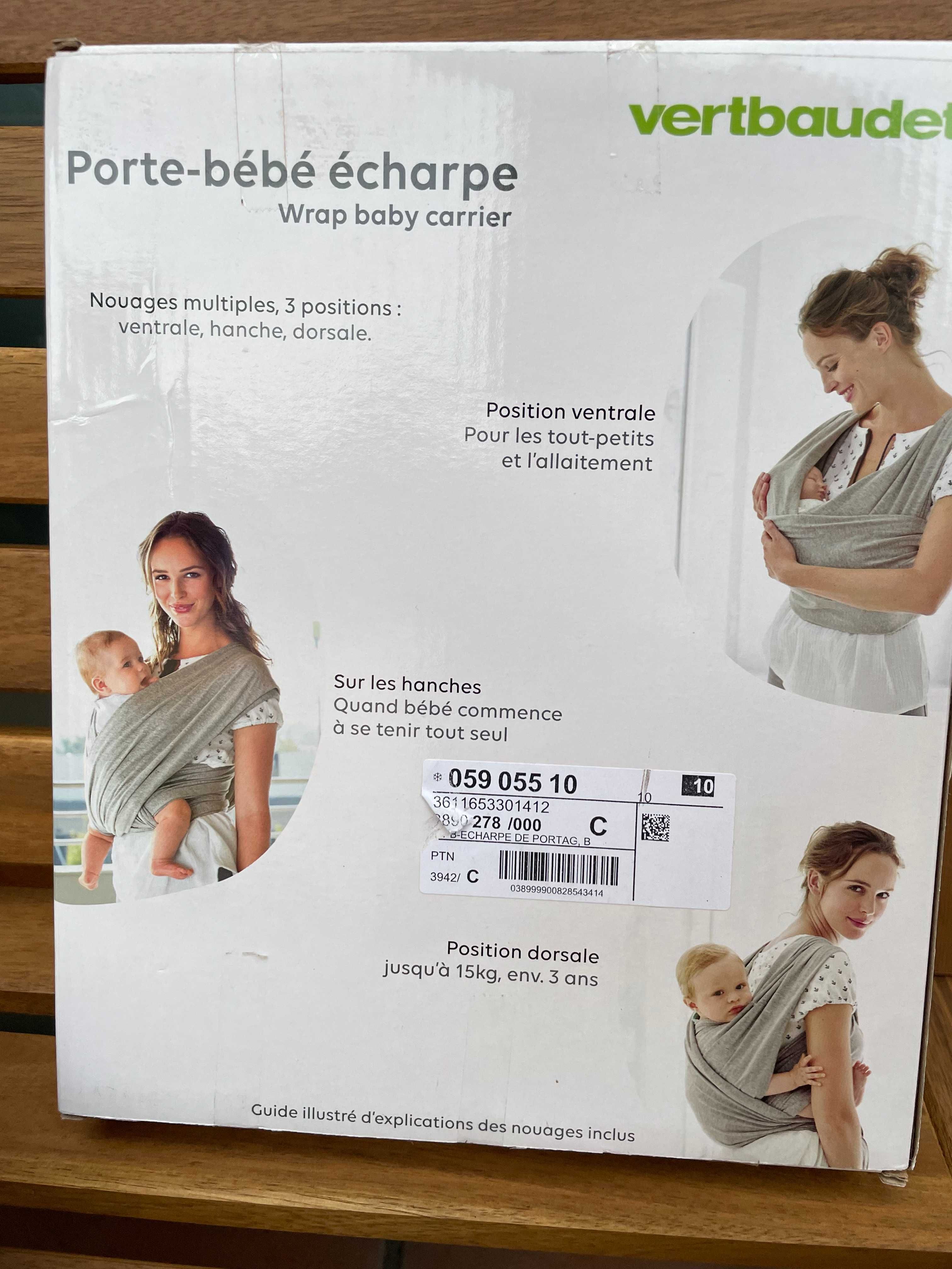 Pano porta bebés Vertbaudet