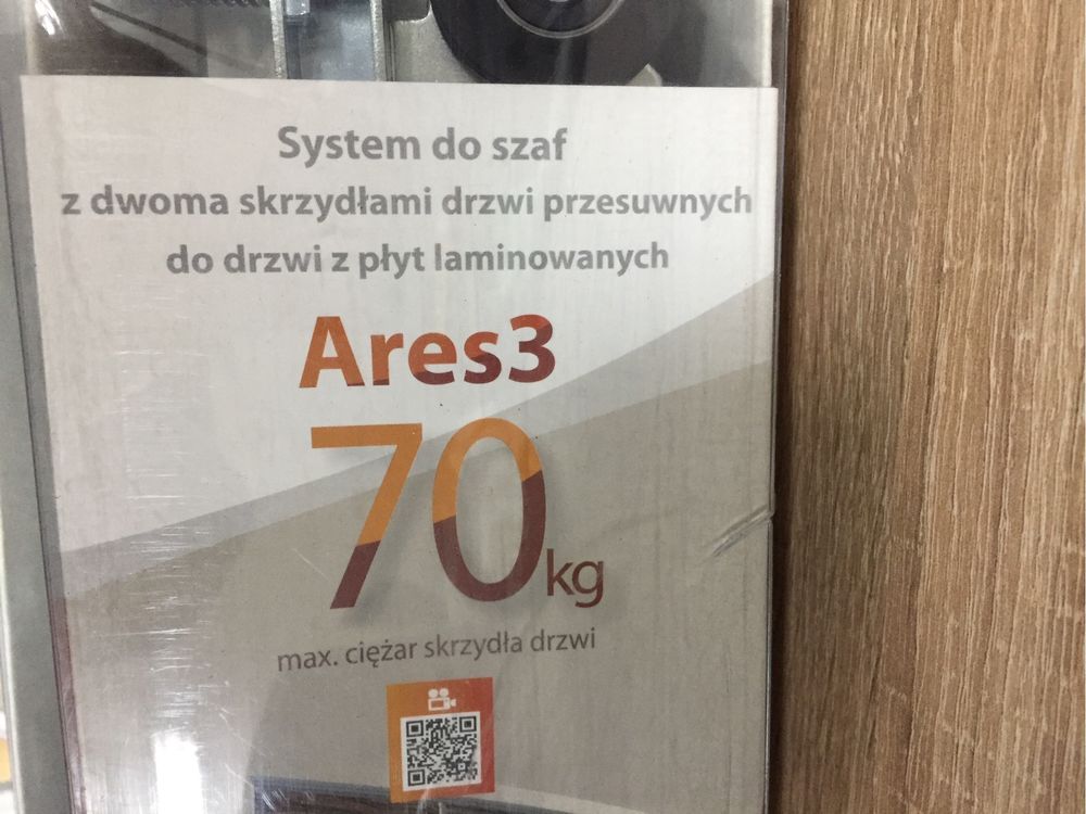 NOWY Zamiast 500 System szaf przesuwnych 180 Ares 3 70 kg szafa