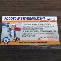 hydraulik  udrażnianie rur wiązowna  żanęcin góraszka  i okolice 24h/7