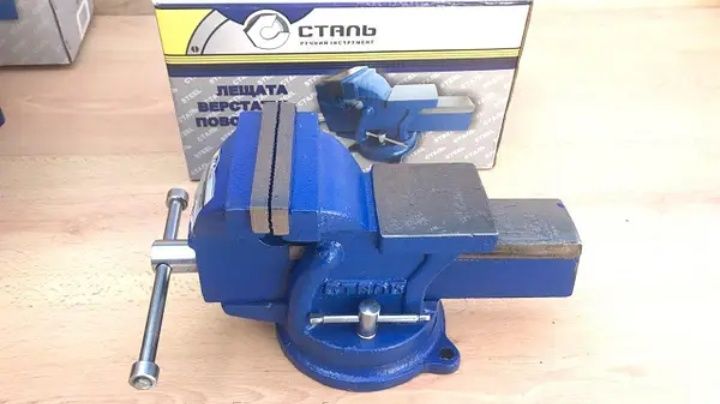 Тиски станочные поворотные Сталь Profi 100 мм, 7 кг (Акция)