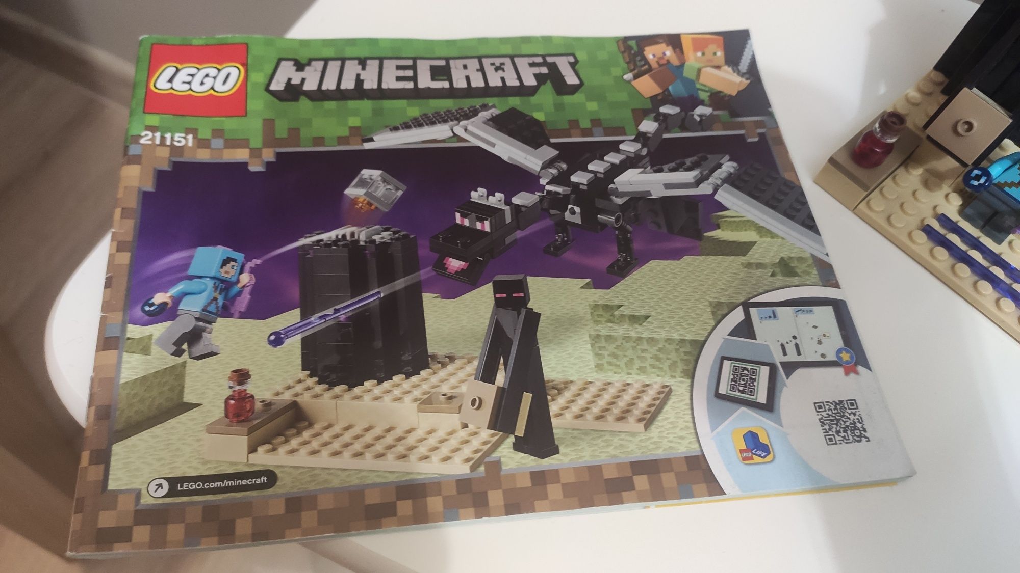 Klocki LEGO Minecraft 21151 Walka w kresie kompletny