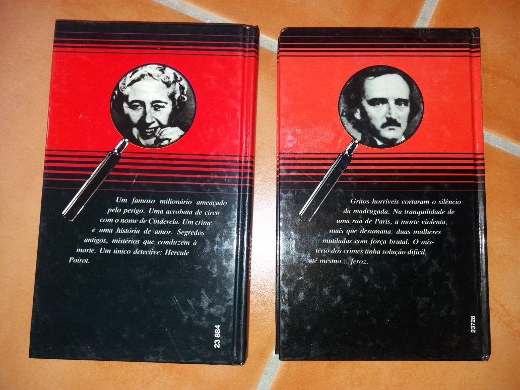 Edgar Allan Poe, Agatha Christie, Robin Cook