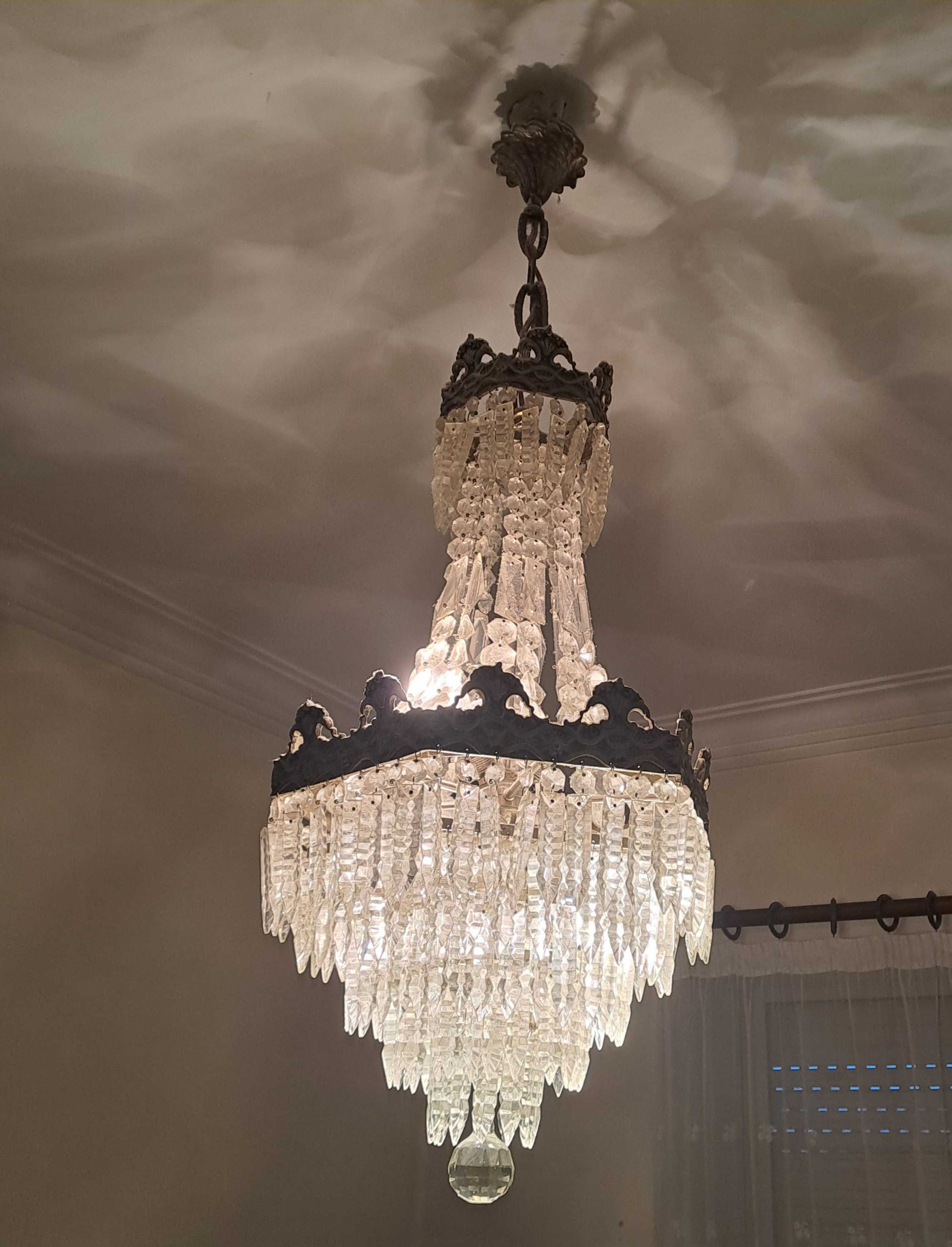 Lustre Cristal Dorado