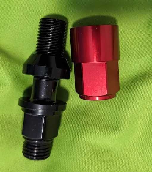 Zestaw 20 śrub do felg kół M14x1,5, 17mm, gwint 28mm, tuning,czerwone