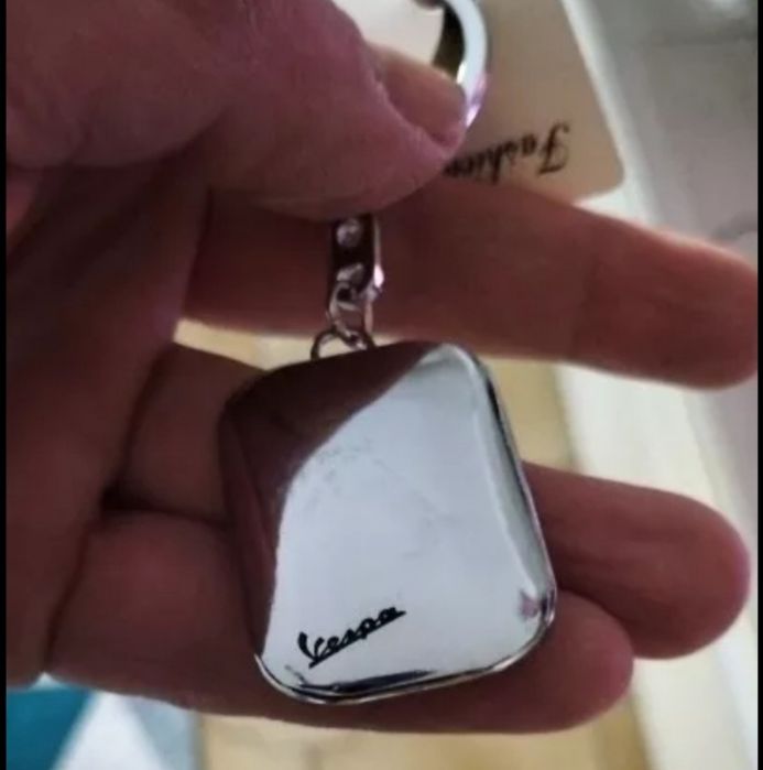 Porta Chaves Vespa Blue - Envio Grátis