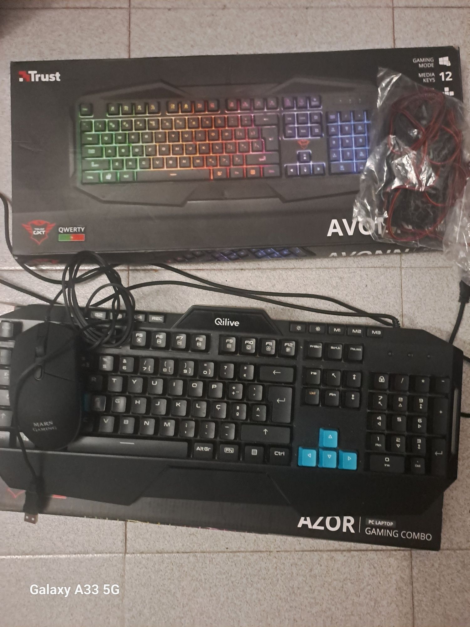 Teclados bons a funcionar