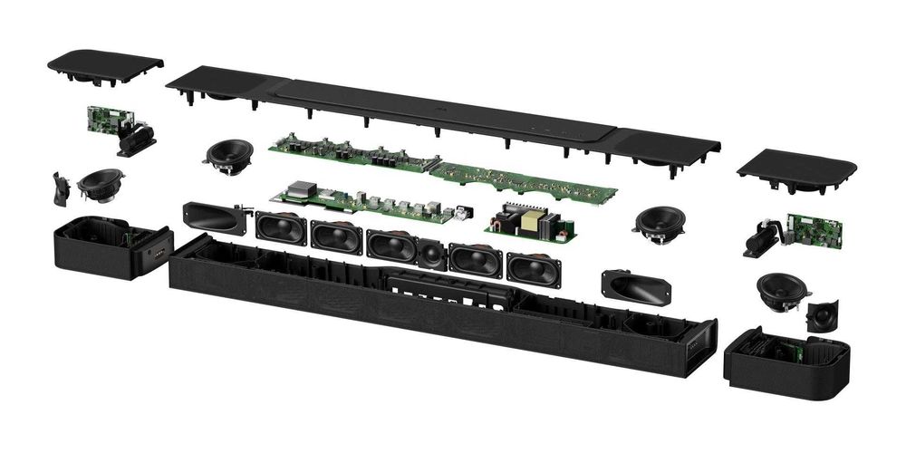 Soundbar z subwooferem i bezprzewodowymi głośnikami JBL Bar 1000 nowy