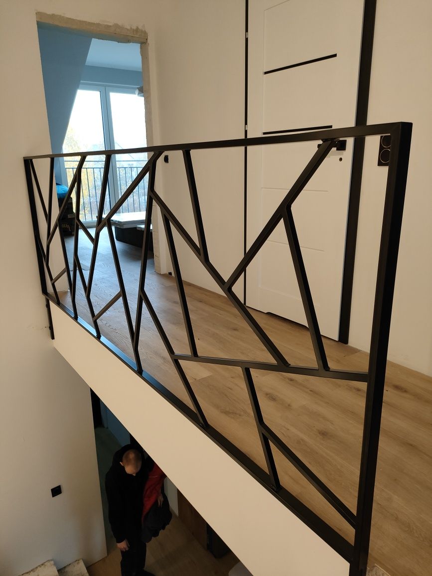 Balustrada malowana proszkowo