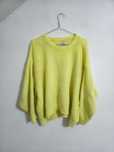 Żółty cytrynowy sweter damski only lemon pluszowy Teddy