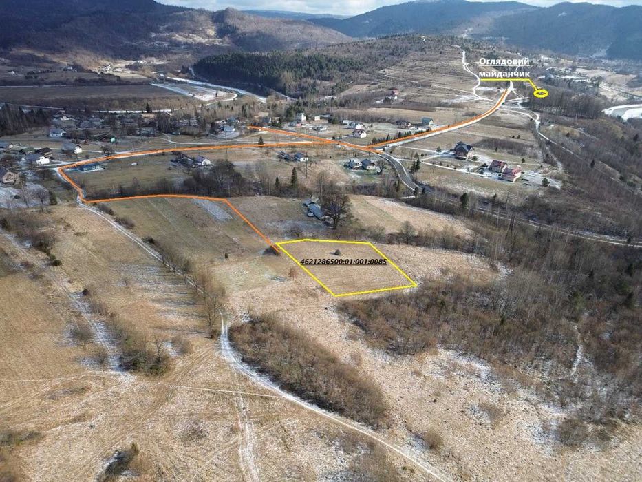 Продаж ділянки у селі Рибник