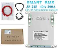 Jikong smart bms 3-8s, 7-17, 7-20s, 7-24s, кулонометр